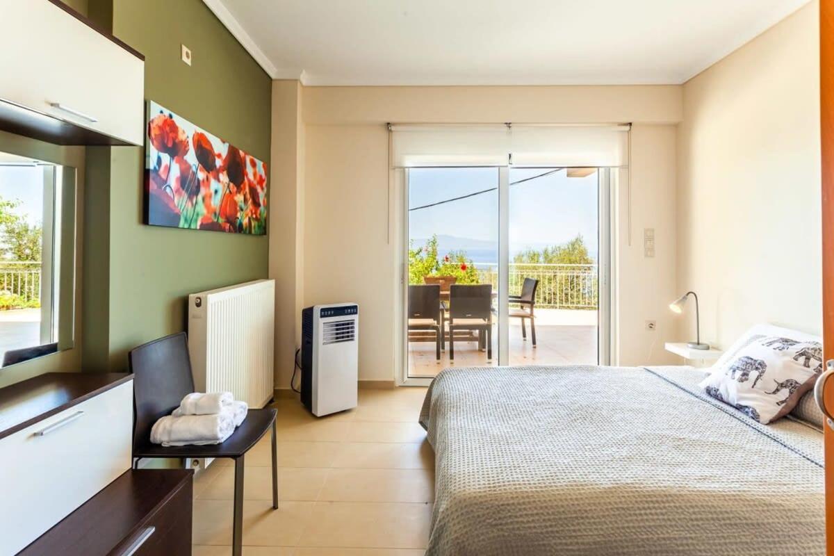 Aigli Fully Equipped Getaway - Seaview Lux Retreat Villa Kalamata Eksteriør billede