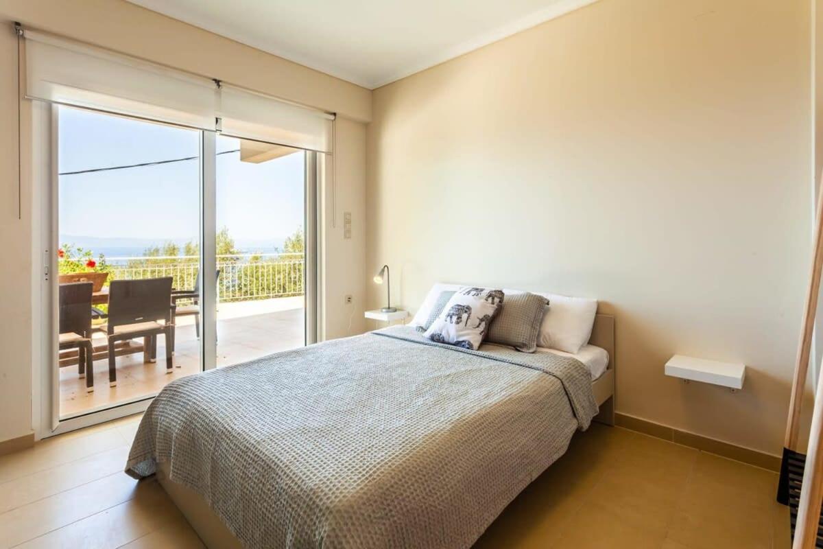 Aigli Fully Equipped Getaway - Seaview Lux Retreat Villa Kalamata Eksteriør billede